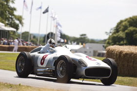 Goodwood Festival of Speed 2014 - Mercedes-Benz W196 (1954) - Sir Stirling Moss im schnellen Mercedes-Monoposto