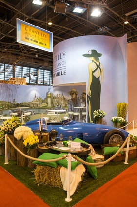 Gordini Typ 32 (1955) - wirbt für den Concours in Paris - Rétromobile Paris 2016