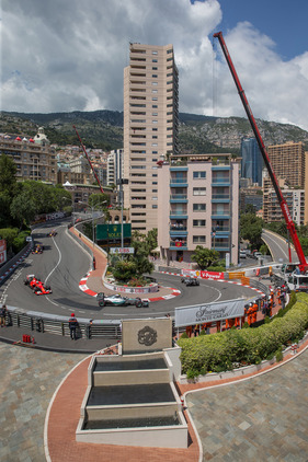 Grand Prix von Monaco im Jahr 2015 - Hamilton vor Rosberg und Vettel