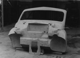 Grégoire 2 Litres (1947) - Alupressteil für Chassis inkl. Frontscheibenrahmen