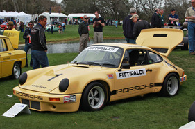 Grosser Name - diesen Porsche 911 RSR IROC von 1974 pilotierte der Brasilianer Emerson Fittipaldi – dem zu Ehren eine gesamte Concours-Klasse in Amelia Island aufgezogen wurde.