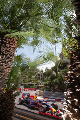 Grosser Preis von Monaco im Jahr 2015 - Daniel Ricciardo im Red Bull