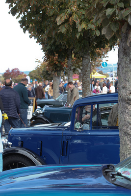 Grosses Interesse fanden auch die Vorkriegsautos am Quai - Swiss Classic British Car Meeting Morges 2017