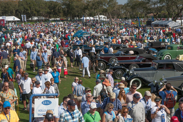 Grosses Zuschauerinteresse - Amelia Island Concours d'Elégance am 13. Màrz 2016