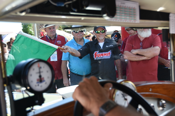 Grüne Flagge am Start aus Fahrerperspektive - Great Race Rallye USA - 24. Juni bis 2. Juli 2017