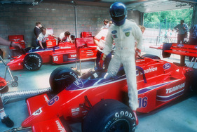 Haas-Lola (1986) - Patrick Tambay anlässlich des Grand Prix von Spa 1986 Haas-Lola (1986) - Patrick Tambay anlässlich des Grand Prix von Spa 1986