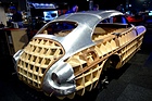 Bild: Halbfertiges Holzchassis - an der Interclassics Maastricht 2020
