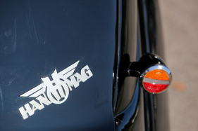 Hanomag Autobahn 1,3 Litre (1939) - Schriftzug am Heck - Classic-Gala Schwetzingen 2021