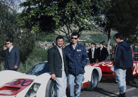 Hans Herrmann und Dieter Glemser im Porsche Carrera 6 bei der Targa Florio 1966