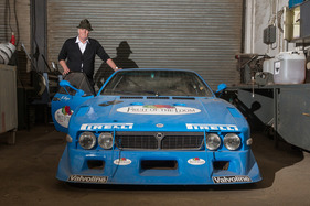 Hans Heyer und sein Lancia Beta Montecarlo "Fruit of the Loom" (1981)