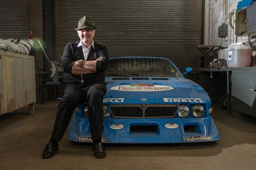 Hans Heyer und sein Lancia Beta Montecarlo "Fruit of the Loom" (1981)