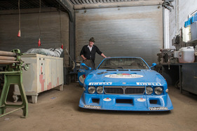 Hans Heyer und sein Lancia Beta Montecarlo "Fruit of the Loom"