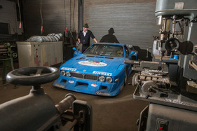 Hans Heyer und sein Lancia Beta Montecarlo "Fruit of the Loom"