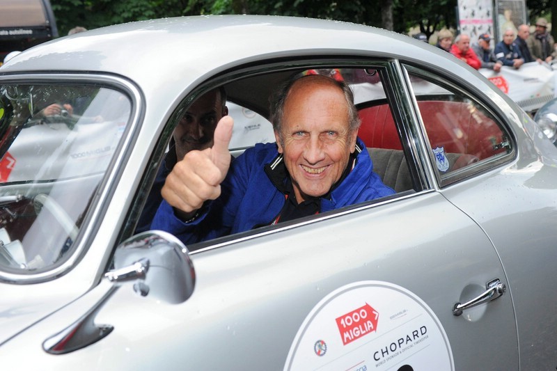 Hans-Joachim Stuck im Porsche 356 Carrera GT