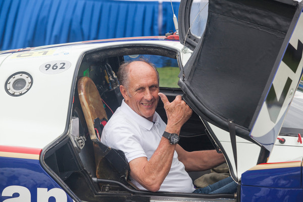 Hans Joachim Stuck im Porsche 962 - Amelia Island Concours d'Elégance am 13. Màrz 2016