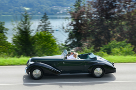 Hans Jörg Hübner’s beeindruckender 1939 Lancia Astura Pininfarina Cabriolet wurde 2024 mit dem „Best of Show“-Award geehrt