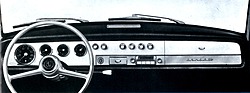 Hansa 1100 (1959) - Armaturenbrett - Abbildung in einem Verkaufsprospekt