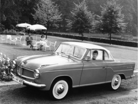 Hansa 1100 Coupé (1959) - auch "Frau" war damit gut angezogen