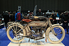 Harley-Davidson 10 E (1914) - mit dem typischen V-Zweizylindermotor und 988 cm3 (9 PS, 90 km/h) - Bremen Classic Motorshow 2019