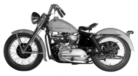 Harley-Davidson K45 (1952) - Vorläufer der Sportster-Baureihe und technische Basis der ersten Sportster-Generation Harley-Davidson K45 (1952) - Vorläufer der Sportster-Baureihe und technische Basis der ersten Sportster-Generation