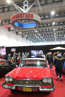 Harmlose "Christine" auf dem Filmauto-Stand - Bremen Classic Motorshow 2019