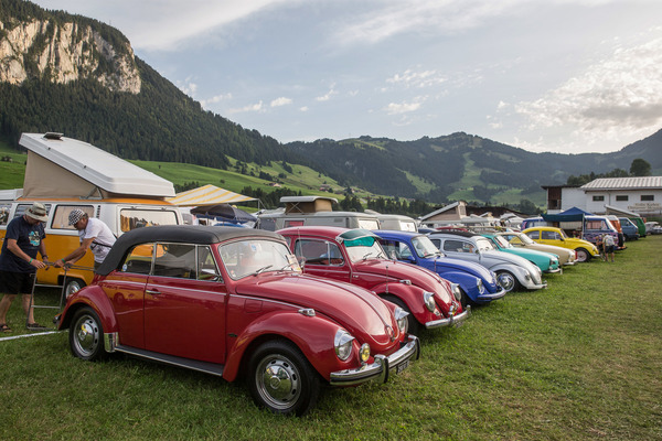 Hauptsache luftgekühlt - Treffen der luftgekühlten Volkswagen in Château-d'Oex 2017