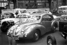 Healey 2,4 Litre (1947) - das Modell 'Duncan' am Pariser Automobilsalon von 1947