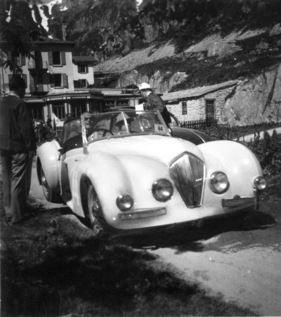 Healey 2,4 Litre (1949) - aufgenommen im Jahr 1952