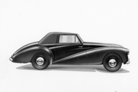 Healey 2.4 Litre (1953) - Cabriolet-Variante von Tickford