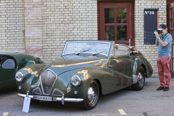 Healey Abbott DHC (1952) - vielleicht der einzige in der Schweiz? - British Car Meeting Motorworld Kemptthal 2025