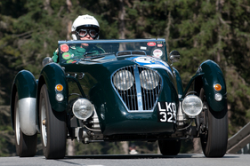 Healey Silverstone (1950) an der Arosa ClassicCar 2013 - Arosa Classic Trophy
