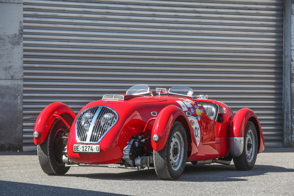 Bild: Healey Silverstone (1950) - wird an der Versteigerung der Oldtimer Galerie Toffen am 15. Oktober 2022 unter den Hammer kommen
