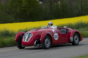 Healey Silverstone Type E (1950) - im Feld der Sport- und Rennwagen aus der Nachkriegszeit am GP Mutschellen 2012