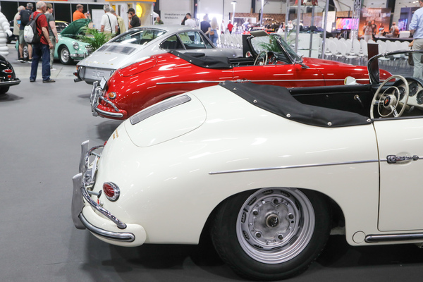 Rear variants of Porsche - 356 at the front, 911 at the rear - Swiss Classic World Lucerne 2023