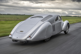 Heckansicht des schnellen Auto Union Typ 52