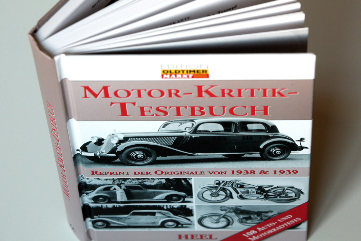 Heels "Motor-Kritik-Testbuch" - Einband