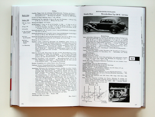 Heels "Motor-Kritik-Testbuch" - Mercedes-Benz 540 K