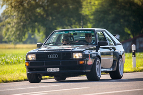 Heidi Classic 2025 – Dritter Platz Kategorie Classic: Patrick Dähler und Ursi Heggli im 1984er Audi Sport quattro