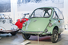 Heinkel 150 Kabinenroller (1956) - mit Fronttüre, gebaut in Deutschland, 173 cm3 - Microcars-Sonderschau Pantheon 2022/2023