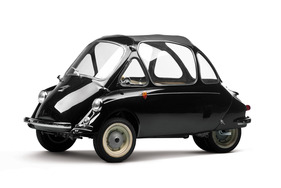 Heinkel Kabine 153 (1956) - angeboten an der Versteigerung des Bruce Weiner Microcar Museums durch RM Auction am 15. und 16. Februar 2013