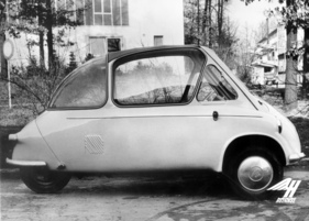 Heinkel Kabine (1955) - Seitenansicht auf einem Werksbild