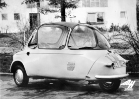 Heinkel Kabine (1955) - auf einem frühen Werksbild