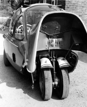 Heinkel Kabine (1956) - die Version mit hinteren Zwillingsrädern