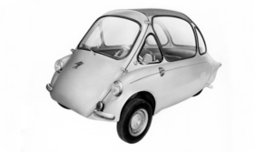 Heinkel Kabine (1957) - Frontansicht des Zweiplätzers mit 200 cm3
