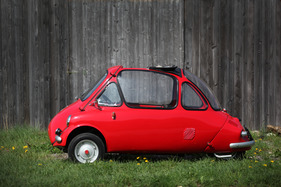 Heinkel-Kabine Typ 154 (1957) - hier wird kein Raum verschenkt, bei 2,6 Metern Länge wäre dies auch gar nicht möglich Heinkel-Kabine Typ 154 (1957) - hier wird kein Raum verschenkt, bei 2,6 Metern Länge wäre dies auch gar nicht möglich