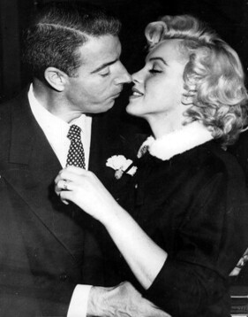 Heirat von Marilyn Monroe und Joe DiMaggio im Jahr 1954