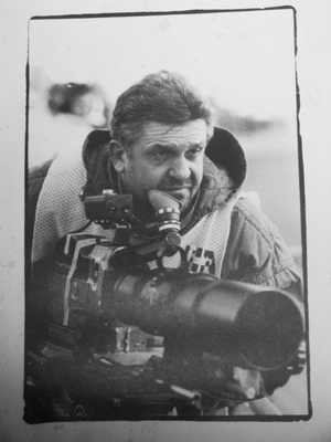 Helmut Deimel während seinen Dreharbeiten