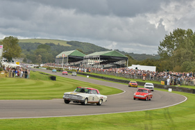 Bild Henry Mann, Co-Pilot von Tom Kristensen gewann das zweite Rennen - St. Mary's Trophy - Goodwood Revival 2015