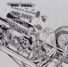 Henry-Peugeot von 1913, 3 Liter Hubraum, 90 PS, 3000 U/min