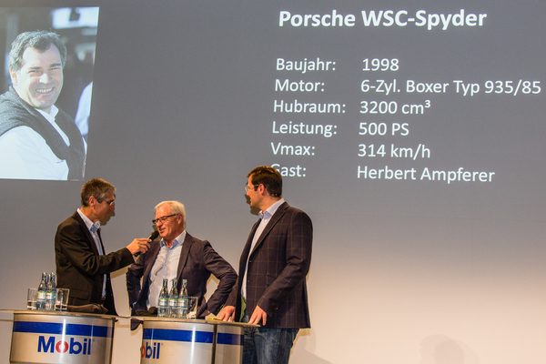 Herbert Ampferer berichtet über den Porsche WSC Spyder (1998) - an der Porsche Sound Nacht 2014